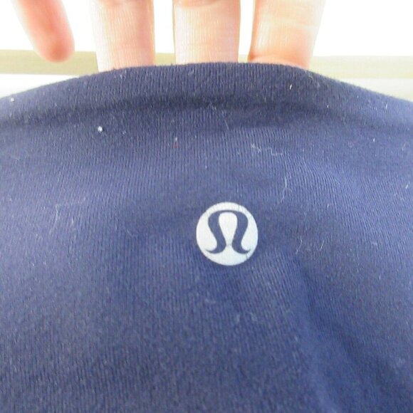 Lululemon Low Rise Ankle Leggings Women's 4 Navy Blue Stretch Workout Yoga 216 - Picture 3 of 12